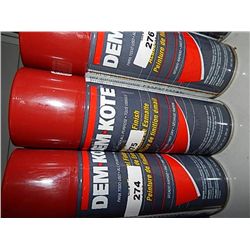 SAFETY RED SPRAY PAINT - 4 CANS