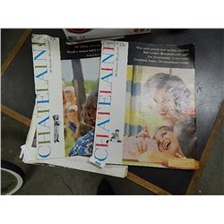 VINTAGE CHATELAINE MAGAZINES - 1960 - 2 TOTAL