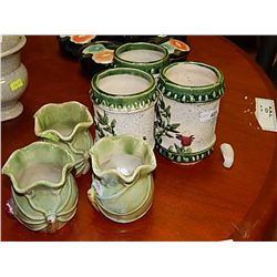 ORIENTAL POTS - 6 TOTAL