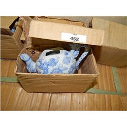 ORIENTAL TEA POT - 1 PER BOX - 2 PER LOT = 2 POTS