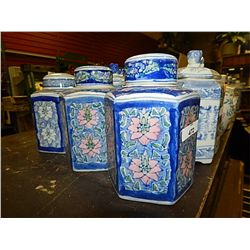 ORIENTAL GINGER JARS - 1 ROW PER LOT