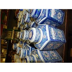 ORIENTAL GINGER JARS - 1 ROW PER LOT