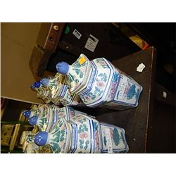 ORIENTAL GINGER JARS - 1 ROW PER LOT