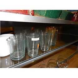 GLASS TUMBLERS - 18 - WINE GLASS - 7 & COFFE MUGS