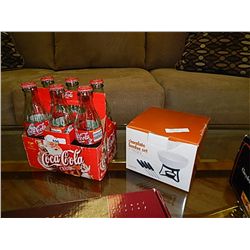 COKE BOTTLES - 6 PK & CHOCOLATE FONDUE