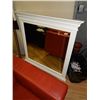 Image 1 : FRAMED MIRROR - WHITE