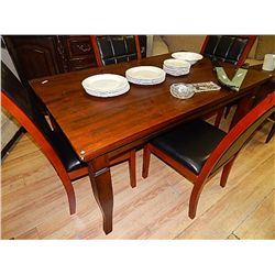 MAHOGANYING DINING TABLE - NEW - AS-IS
