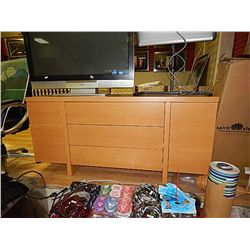 BLONDE OAK SIDEBOARD - NEW