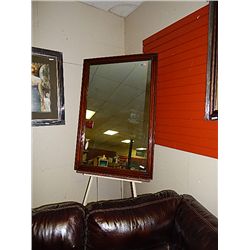 LARGE VINTAGE FRAMED MIRROR