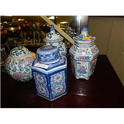 GINGER JARS = 4
