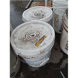 PAILS - 2 - REFRACTORY CEMENT & SOFT AMBER SOAP