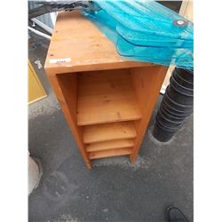 MINI WOOD SHELF VABIINET