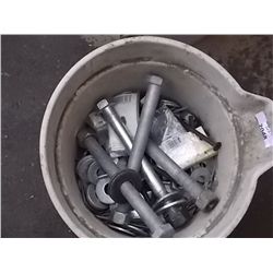 PAIL OF BOLTS