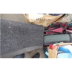 CAMPING CHAIR, SLEEPING MAT & DOOR MAT