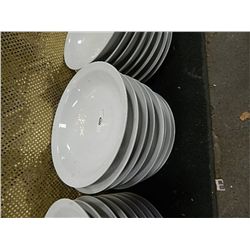 WHITE BOWLS - 8 TOTAL