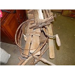 VINTAGE WOOD WASHING MACHINE - as-is