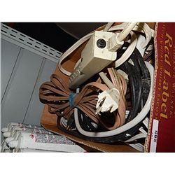BOX OF EXTENTION CORDS