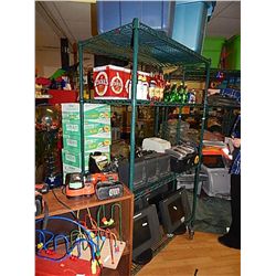 INDUSTIRAL SHELVING UNIT - 4 SHELVES
