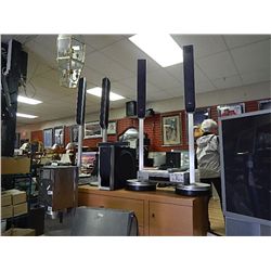 SONY DVD PLAYER & 4 TOWER SPEAKERS AND SUB