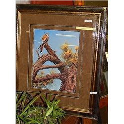 FRAMED LIMITED EDITION PRINT "BIRDS EYE VIEW - JOHN MULLANCE
