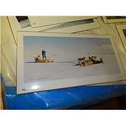 LIMITED EDITION PRINT - NORMAN KELLY - CHECKING THE PASSAGE