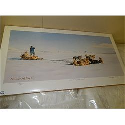 LIMITED EDITION PRINT - NORMAN KELLY - CHECKING THE ROUTE