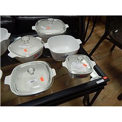 CORNING WARE - 5 TOTAL
