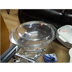 CASAROLLE GLASS DISH WITH LID