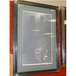 FRAMED LIMITED EDITION PRINT "FROZEN MOON LIGHT - JOHN SEERY LESTER