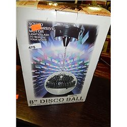 DISCO BALL WITH LED LIGHT