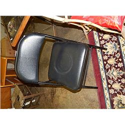 FOLDING BLACK CHAIR