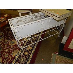 WROUGHT IRON PLANTER