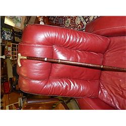 BRASS & WOOD CANE - as-is