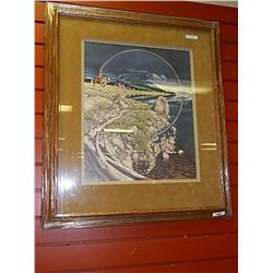 FRAMED LIMITED EDITION PRINT "THE SENTINAL - BEV DOOLITTLE