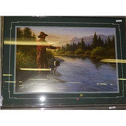 FRAMED PRINT " SHADOWS - P.VICKERS