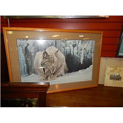 FRAMED PRINT - DOZING LINX - ROBERT BATEMAN