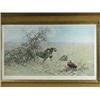 Image 1 : David Shepherd 'THE SCAVENGERS' AND 'ZEBRAS AND COLONY WEAVERS' pencil signed prints, 51 x 88cm a...