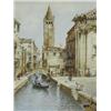 Image 1 : Andrea Biondetti THREE VIEWS OF VENICE each signed and framed, watercolours, 29.5 x 18cm Est. 100...