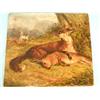 Image 1 : 19th Century English School 'HOUND WITHIN A BARN INTERIOR' AND 'STARTLED FOX WITH DEAD HARE IN WO...