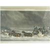 Image 1 : A pair of 19th century coaching aquatints, both framed, 32 x 59cm Est. 150/200...