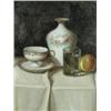 Image 1 : Jolan Szilagyi STILL LIFE oil on board, signed bottom right, framed, 39 x 28cm Est. 350/450...