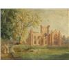 Image 1 : R. B. Johnston MELROSE ABBEY signed bottom right, watercolour, 23 x 35cm Est. 120/150...