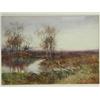 Image 1 : Sylvester Stannard RUSTIC VIEW WITH A RIVER signed, watercolour, 25 x 35cm Est. 400/600...