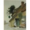 Image 1 : Arthur Claude Strachan THE VILLAGE INN, AND ANOTHER SIMILAR a pair, watercolour, both signed, 25....
