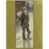 Image 1 : Thomas Ellison ECHO, SIR (?) signed, watercolour, bears exhibition label verso, 32 x 12cm Est. 15...