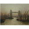Image 1 : Frederick E. J. Goff (1855-1931) TOWER BRIDGE signed and inscribed, watercolour, 11 x 15cm Est. 1...