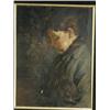 Image 1 : B. Lock, 20th Century STUDY OF A BOY oil on canvas, signed bottom right, framed, 55 x 40cm Est. 8...