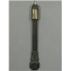 Image 1 : An unusual 19th century cast iron fronted stick barometer with a paper register inscribed 'J. W....