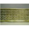 Image 1 : A late Victorian pierced brass fender, 96.5cm Est. 50/80...