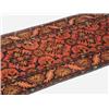 Image 1 : A Kunduz rust ground woollen handmade runner, 2.94 x 0.8m Est. 250/300...